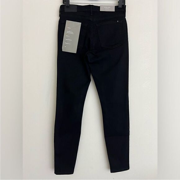NWT Everlane The Mid-Rise Skinny Stretch Jean in
Black Size 28 - Picture 4 of 12